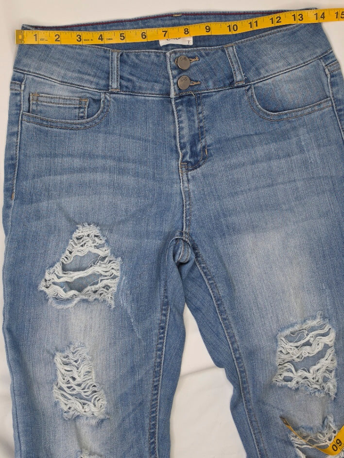 Cello Distressed Skinny Jeans Women's Size 7