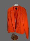 Worthington Bright Orange Tailored Blazer Jacket – Size XL