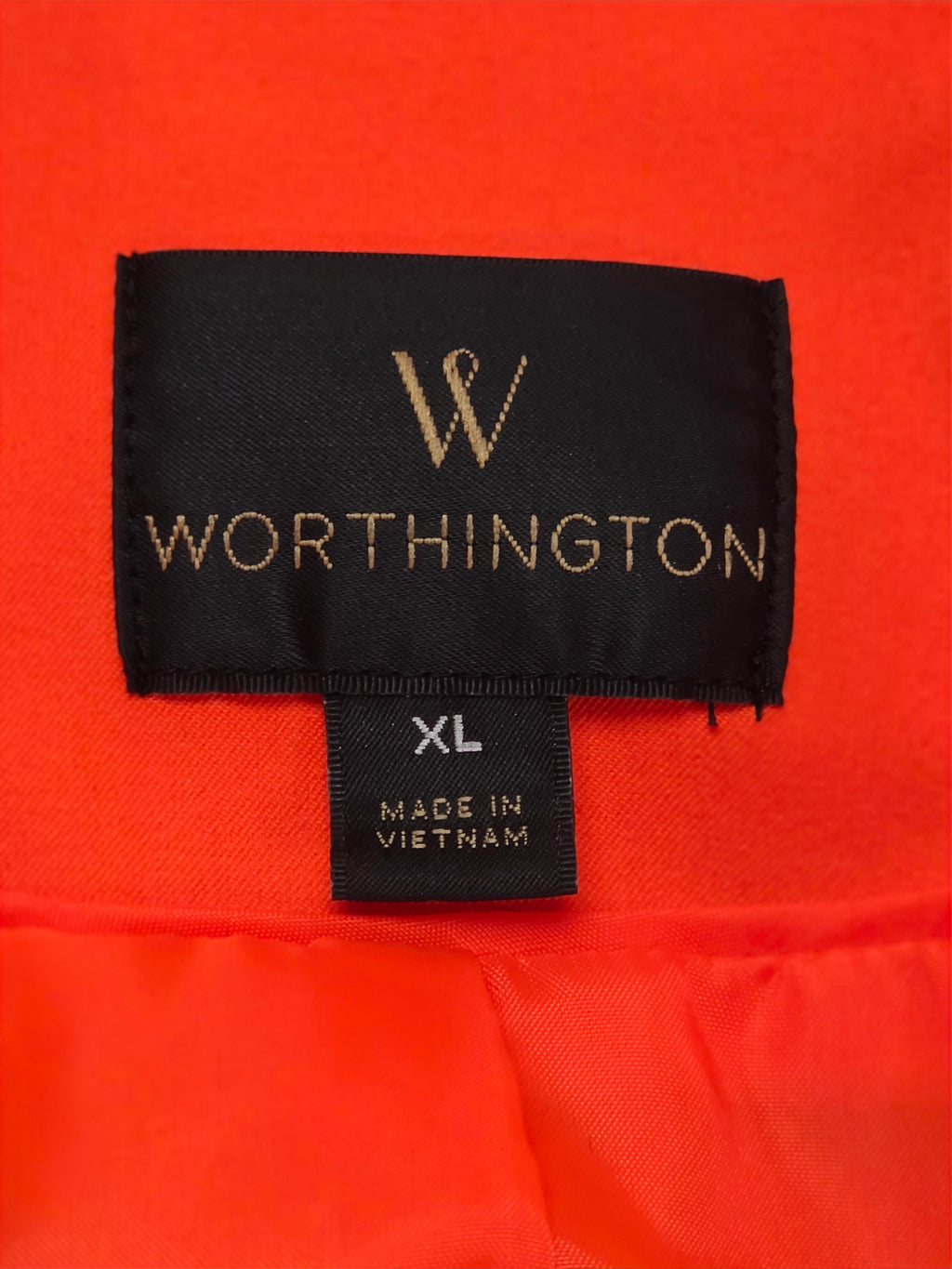 Worthington Bright Orange Tailored Blazer Jacket – Size XL