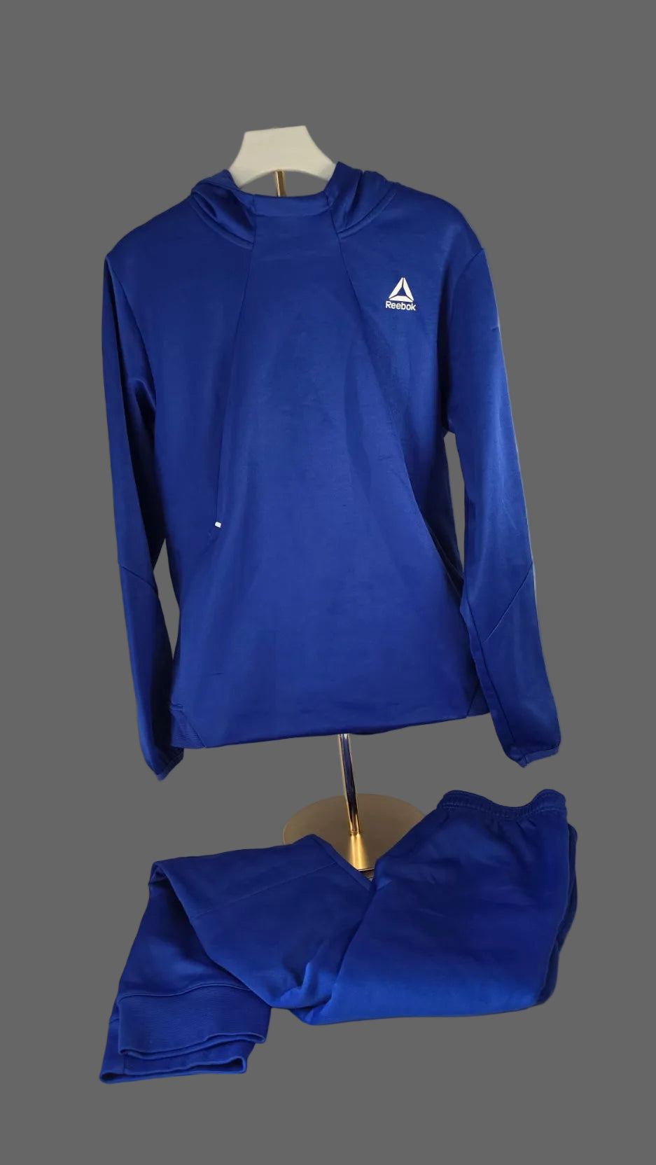 Reebok Kids XL 14/16 Blue Hoodie & Jogger Tracksuit Set