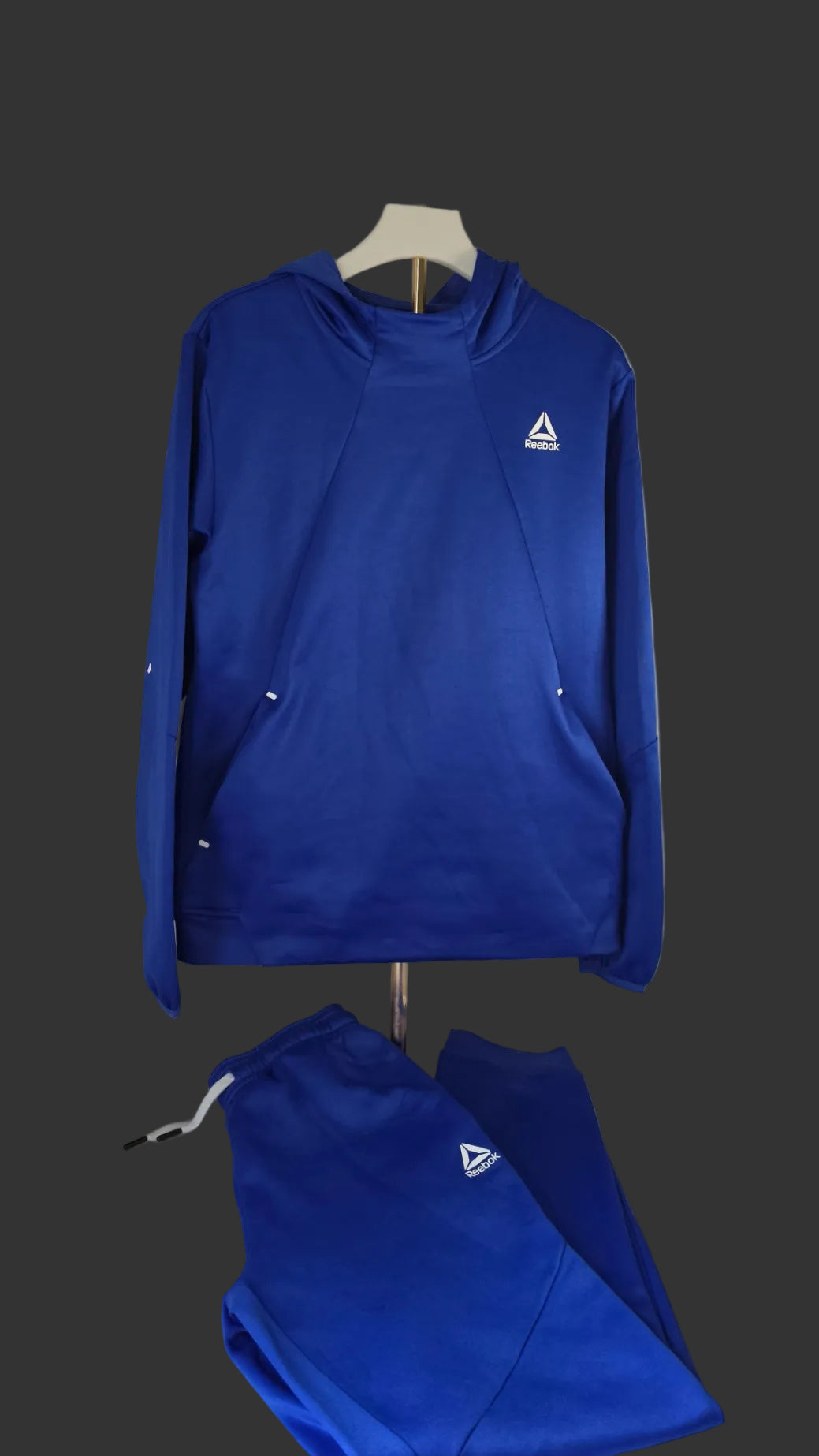 Reebok Kids XL 14/16 Blue Hoodie & Jogger Tracksuit Set