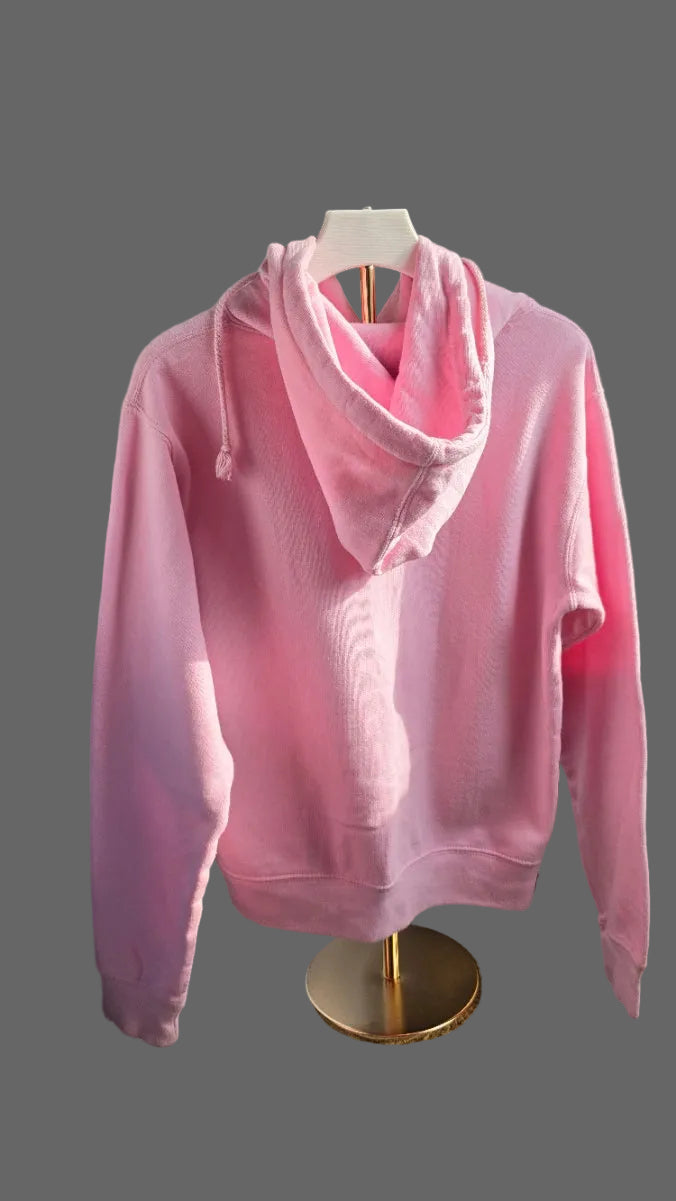 Pink Christian Graphic Hoodie “Someday My Prince Will Come” John 14:3 Size S
