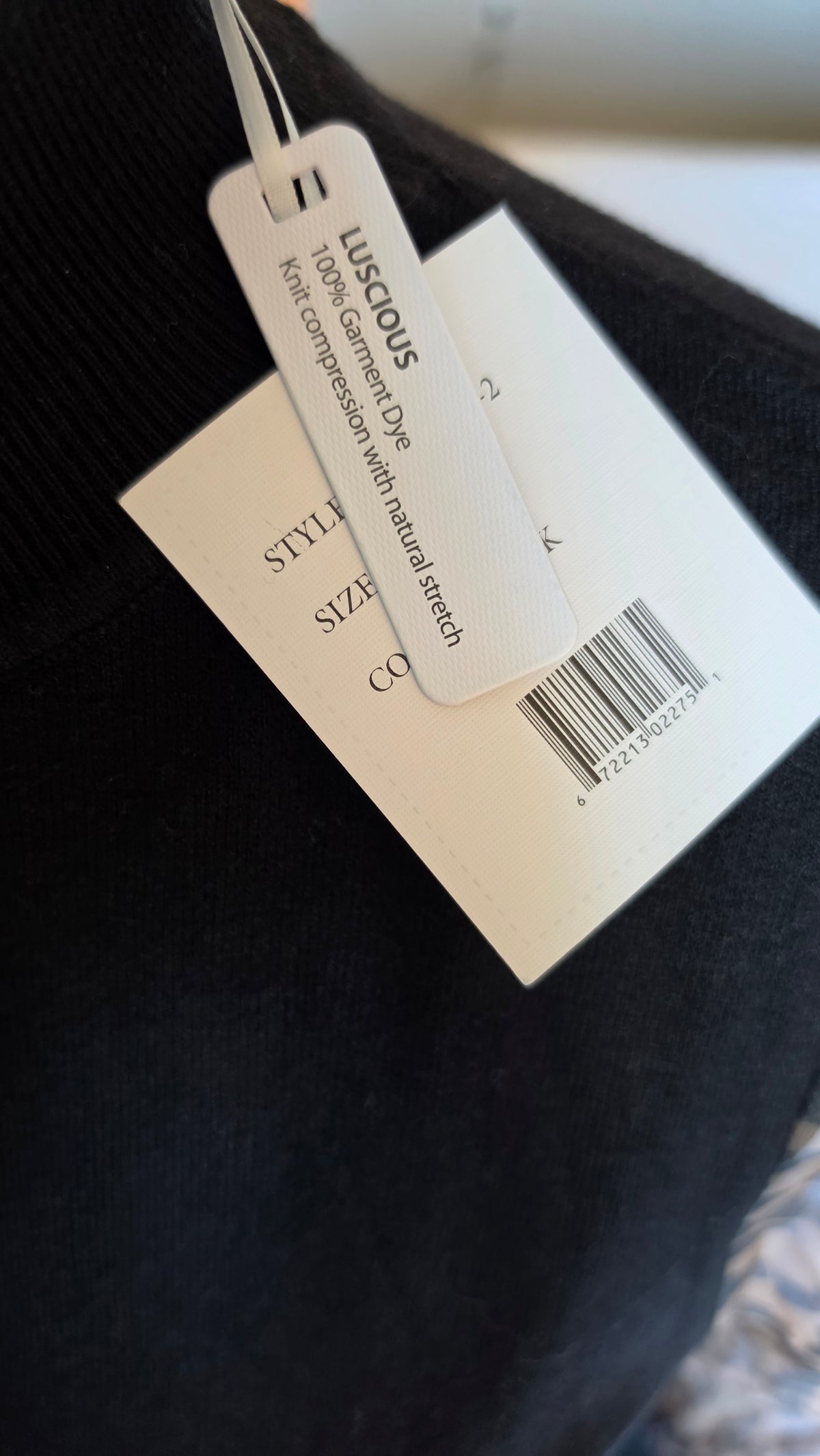 Black Leopard Sheer Sleeve Mock Neck Sweater Top – Size M NWT  Description: