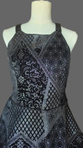 Maurices Black & Silver Fit & Flare Dress – Large