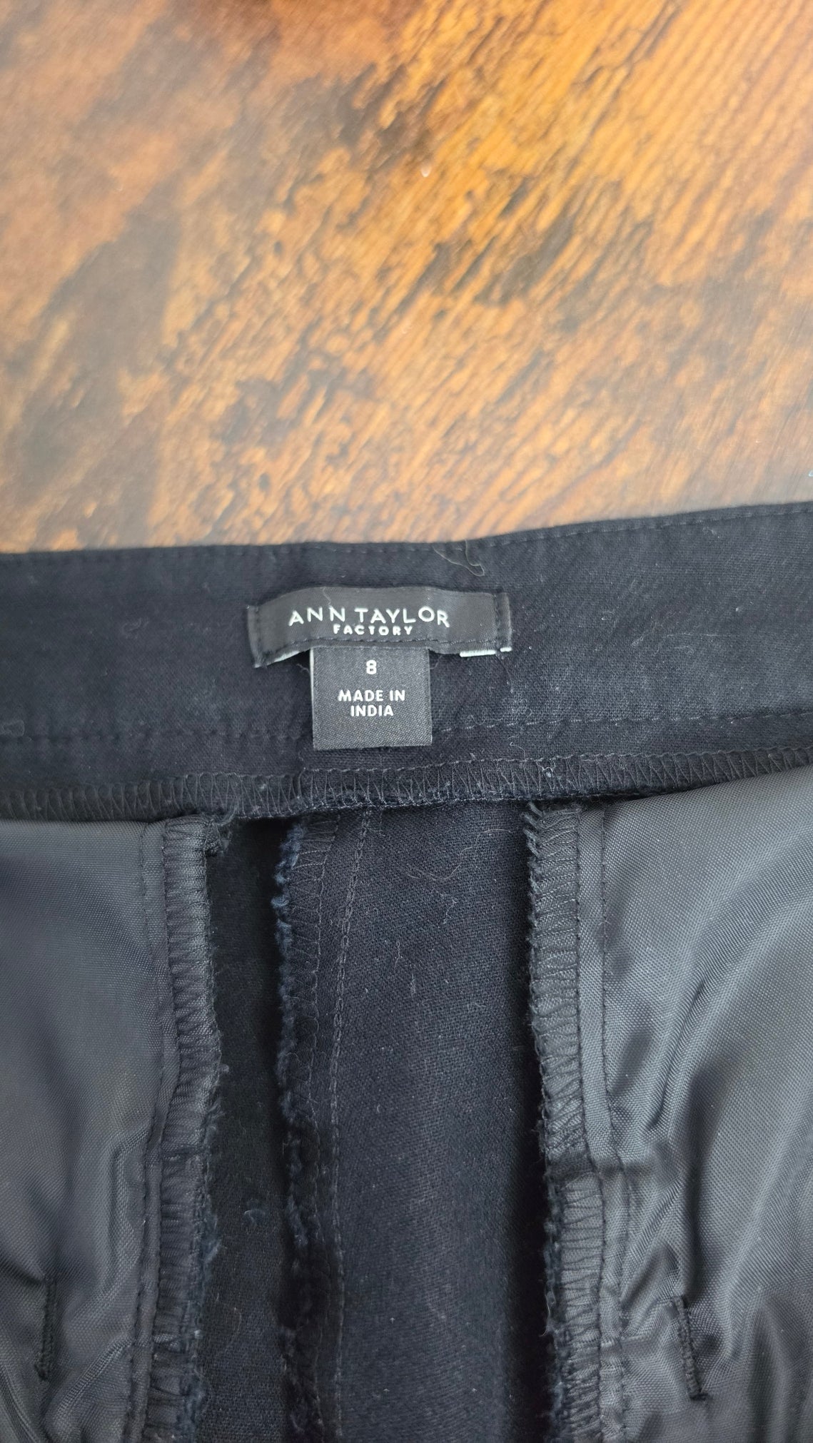 Ann Taylor Factory black dress pants/trousers