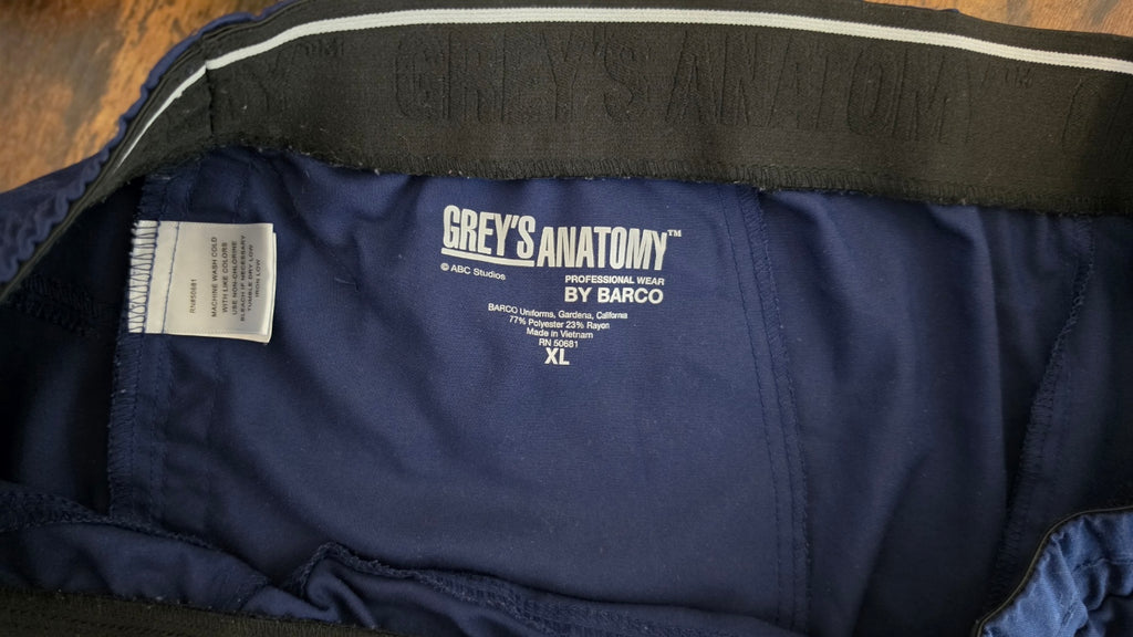 Grey’s Anatomy by Barco Navy Cargo Jogger Scrub Pants