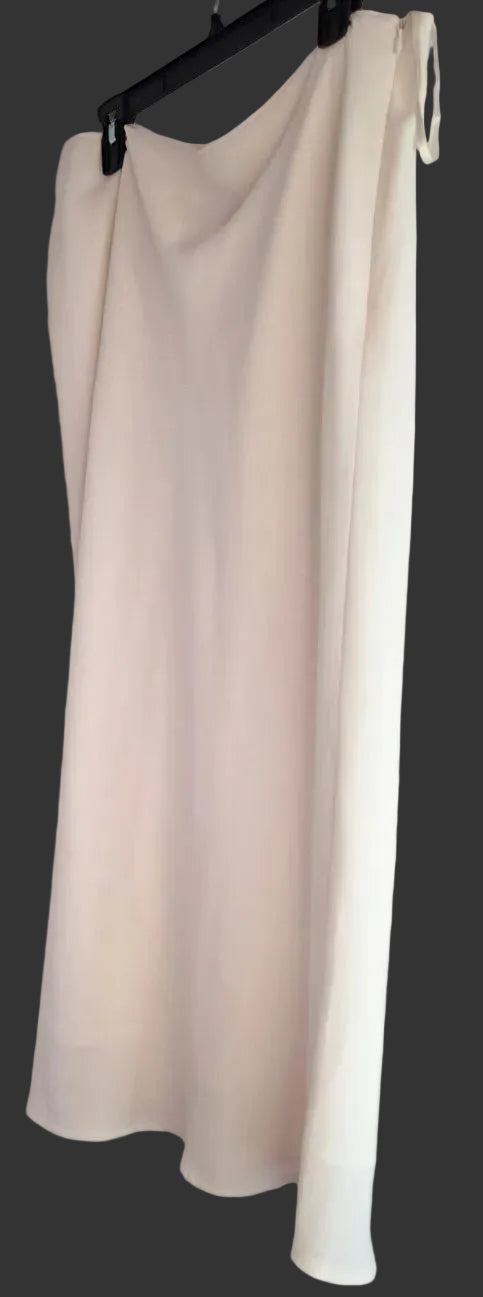Worthington ivory/cream formal maxi skirt