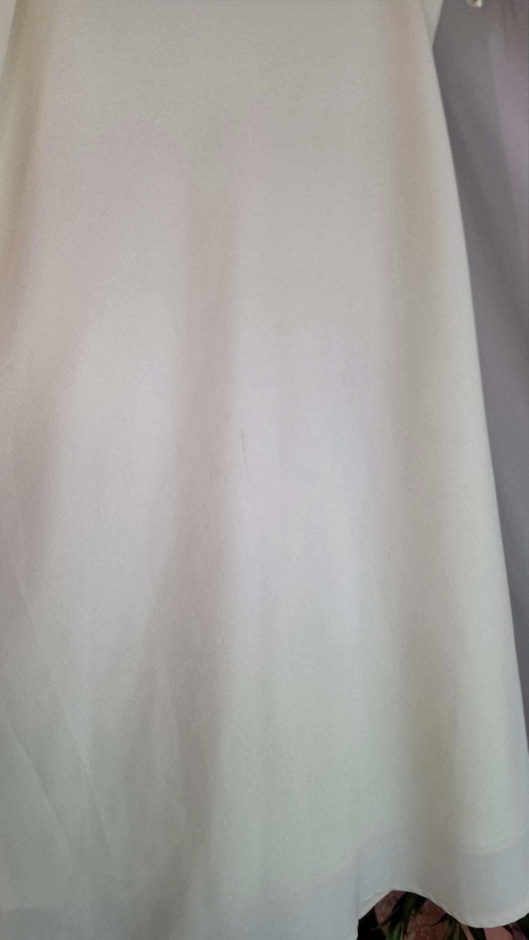 Worthington ivory/cream formal maxi skirt