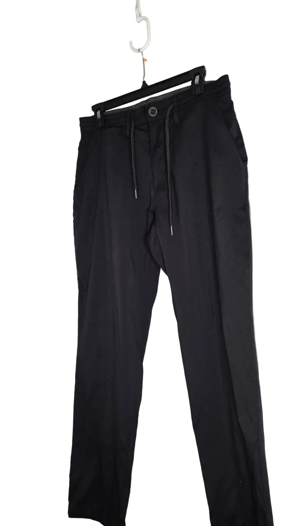 Billabong Men’s Black Stretch Utility Travel Pants Drawstring Zip Pockets