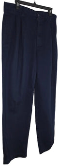 Dockers Tour Men’s Navy Pleated Chino Pants – W38 L30 – 100% Cotton