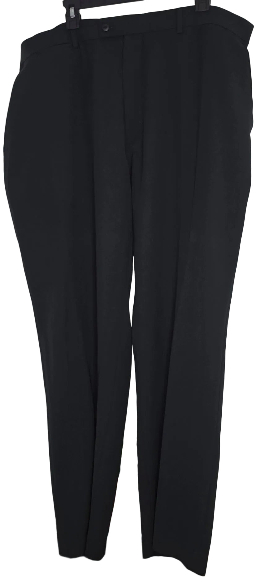 Alan Flusser Golf Men’s Black Dress Pants 42x32 Flat Front Classic Fit