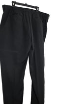 Alan Flusser Golf Men’s Black Dress Pants 42x32 Flat Front Classic Fit