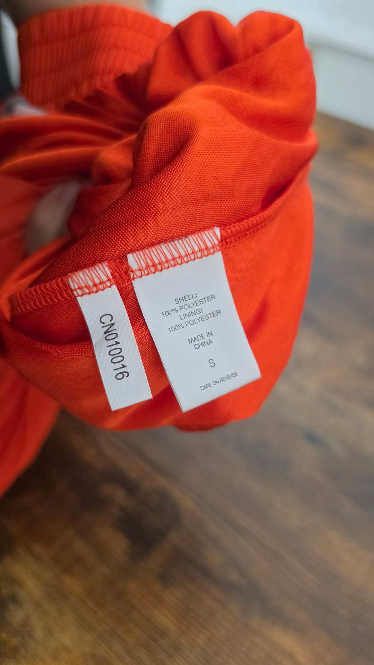 New York & Company bright orange/coral flowy maxi skirt