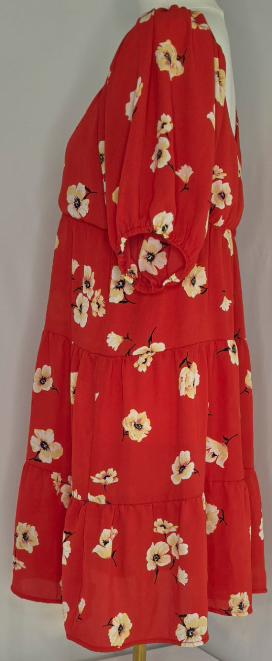 Signify Women's Large Red Floral