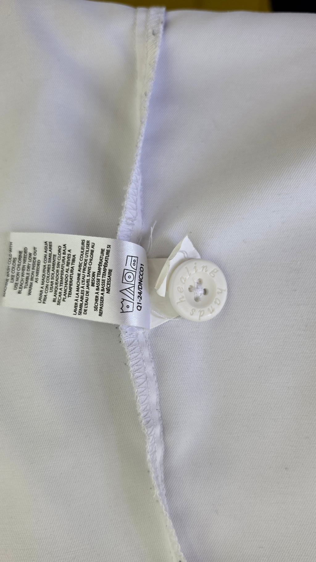 Healing Hands The White Coat Women's Large White Lab Coat Medical Jacket