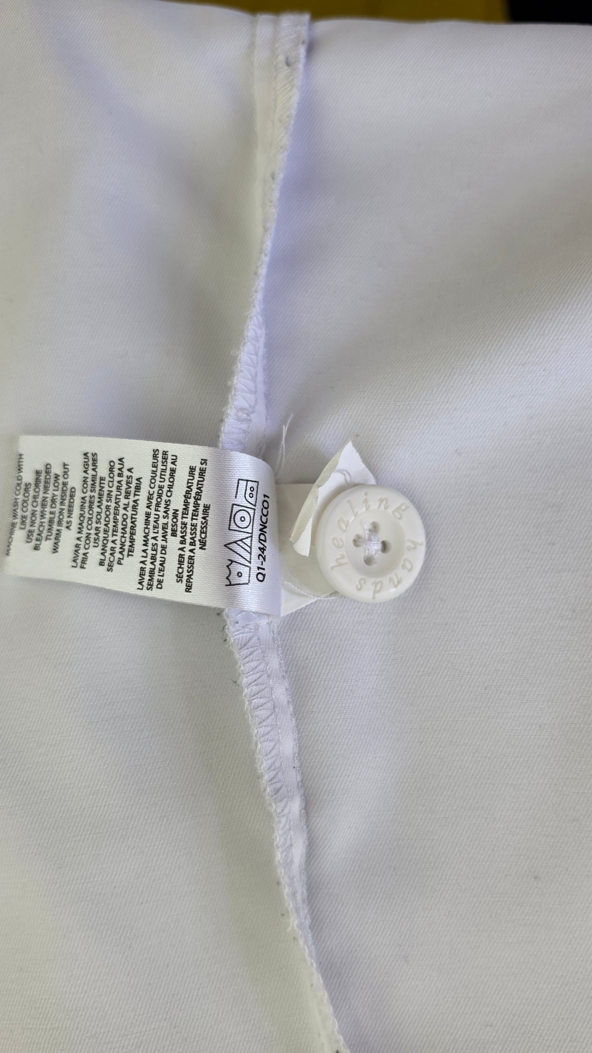 Healing Hands The White Coat Women's Large White Lab Coat Medical Jacket