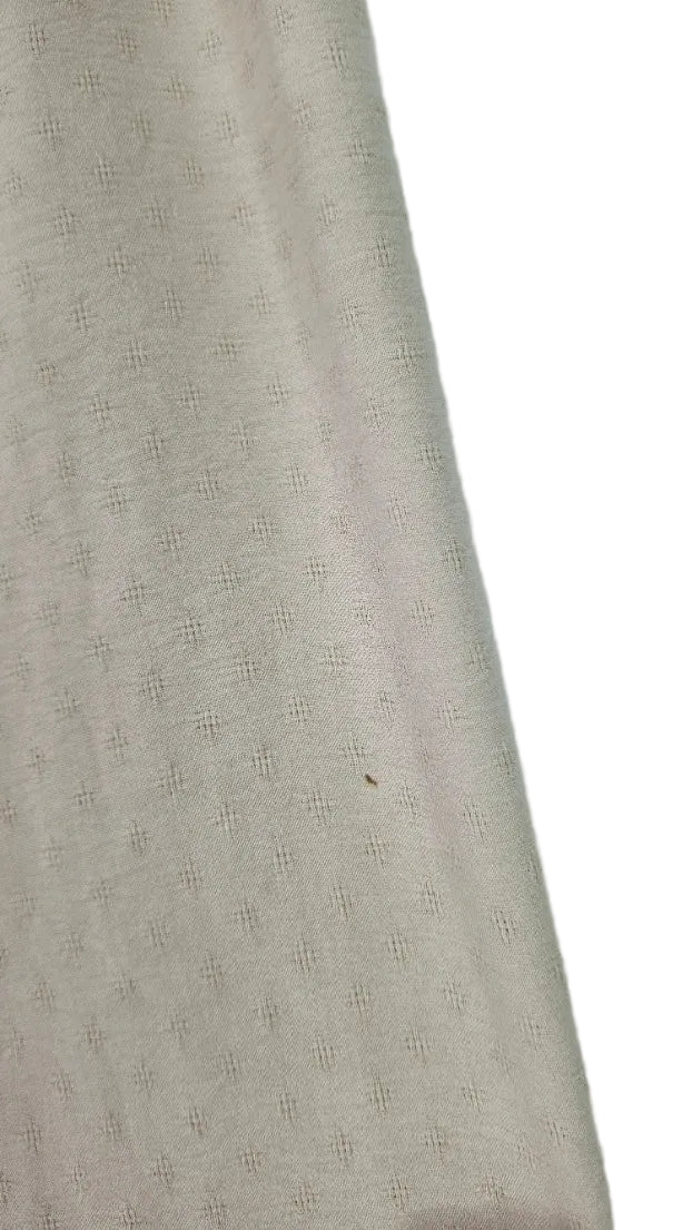 SOHO Apparel Beige Textured Button Front Midi Skirt Elastic