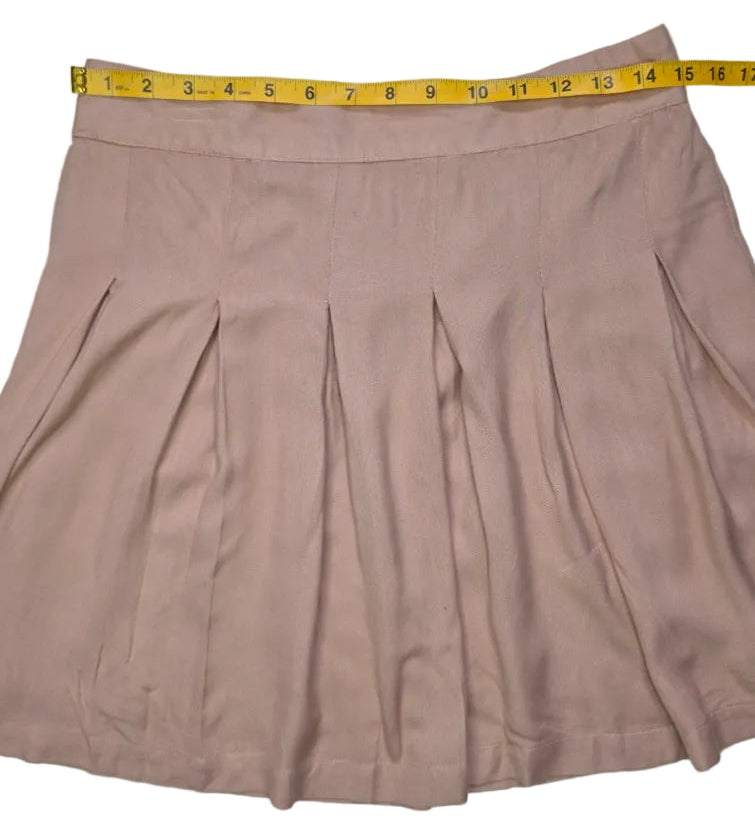 SIM & SAM Dusty Rose Elastic Waist Mini Skirt