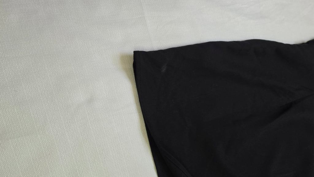 H&M Divided Black Spaghetti Strap Mini Dress Square Neck