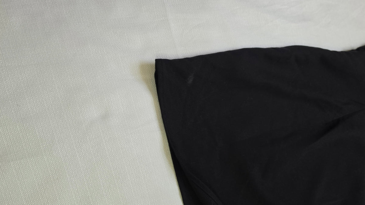 H&M Divided Black Spaghetti Strap Mini Dress Square Neck