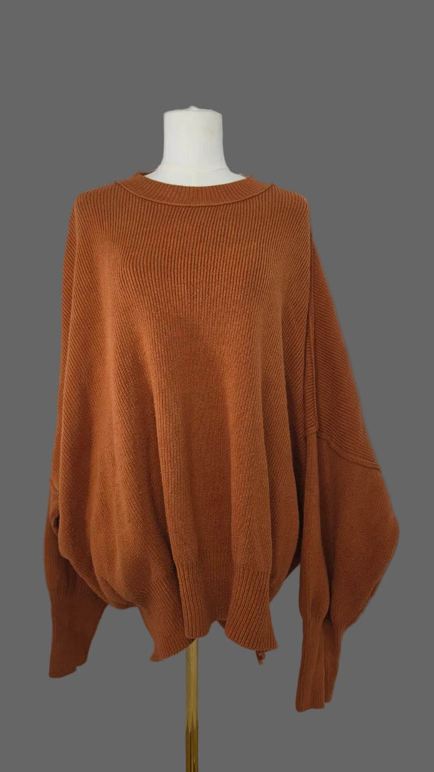 Free People oversized knit pullover sweater