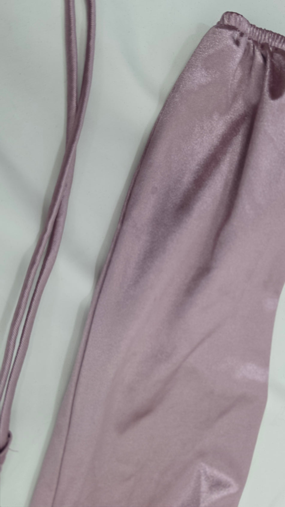 Madden NYC Mauve Satin Ruched Corset Top
