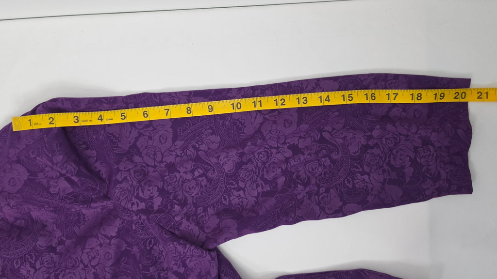 Leslie Fay Dress Petite Purple Floral Blazer