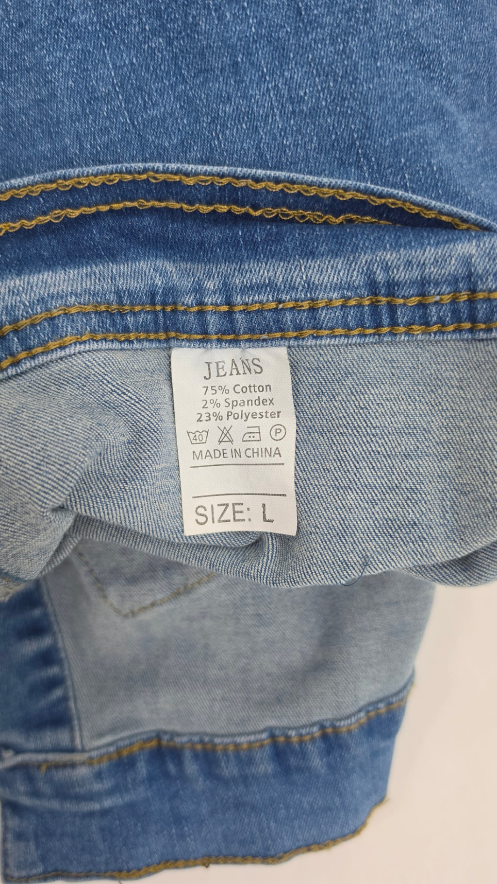Women’s Denim Mini Skirt Size L Belted Stretch Blue Jean Utility Skirt