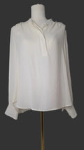 Lark & Ro Ivory Long Sleeve Blouse