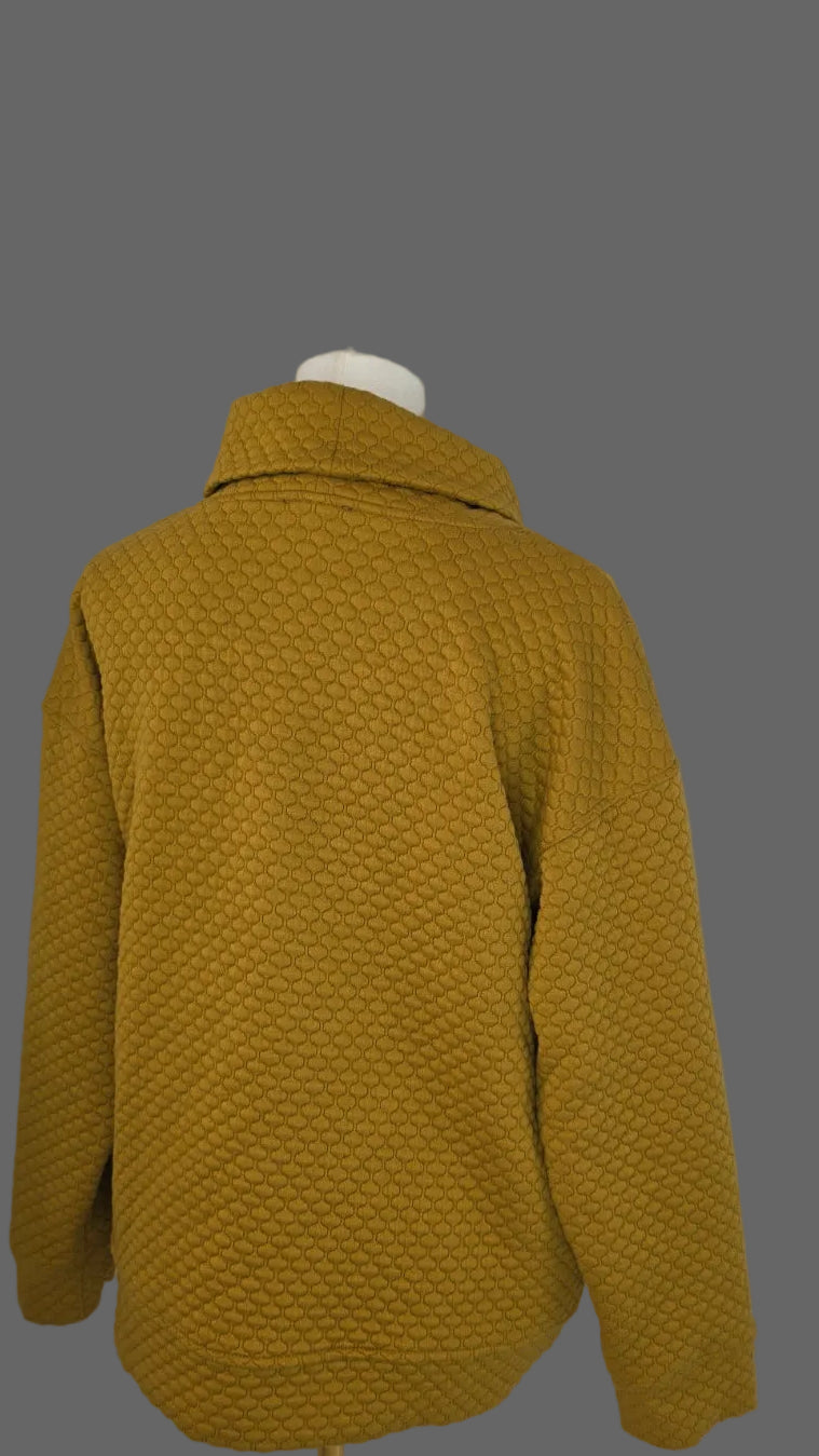 Jones New York Signature textured cowl-neck pullover