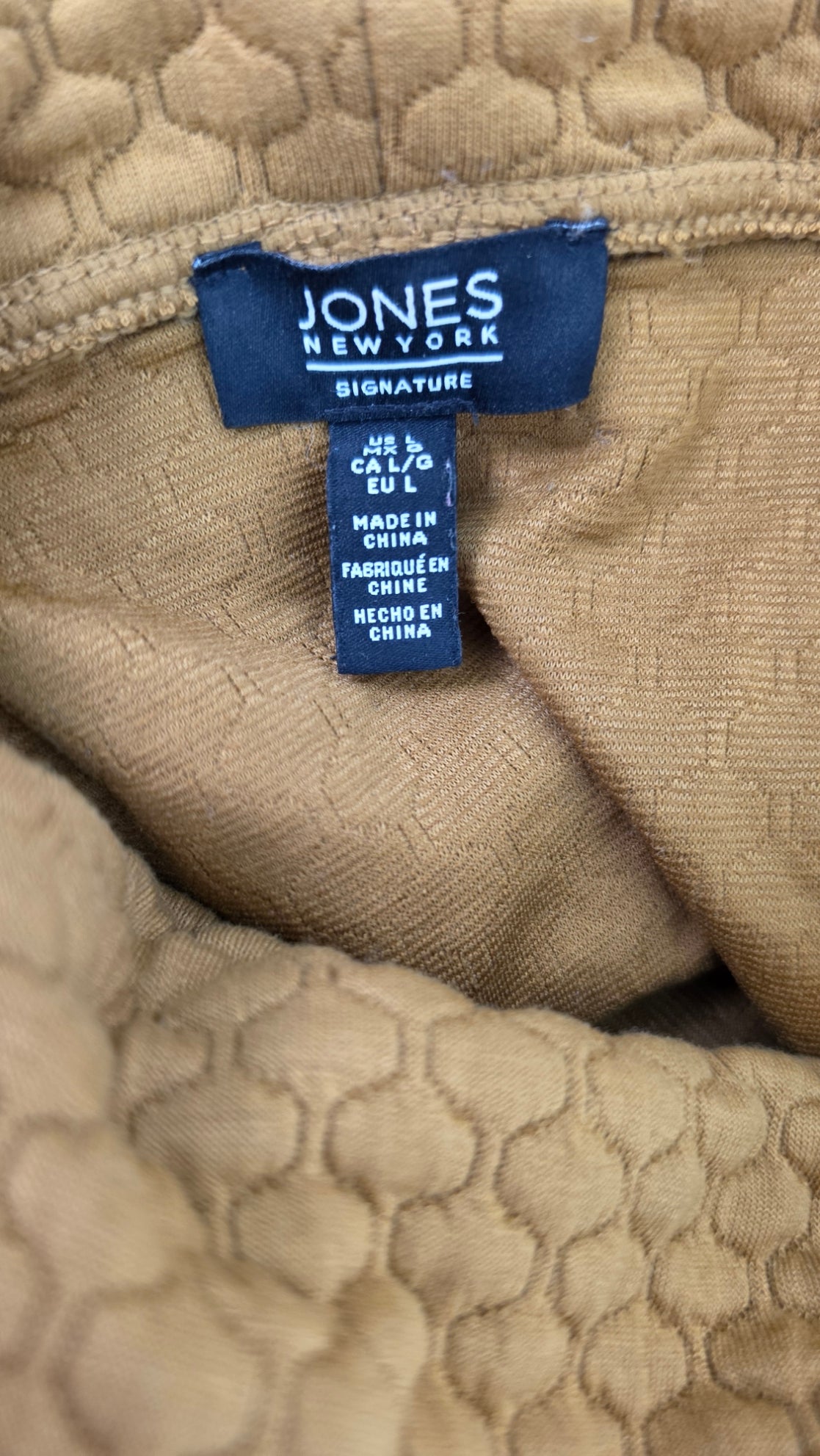 Jones New York Signature textured cowl-neck pullover