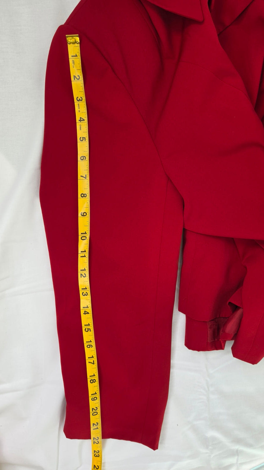 Maggie McNaughton Vintage Red Blazer Women’s 18W Plus Size 3 Button