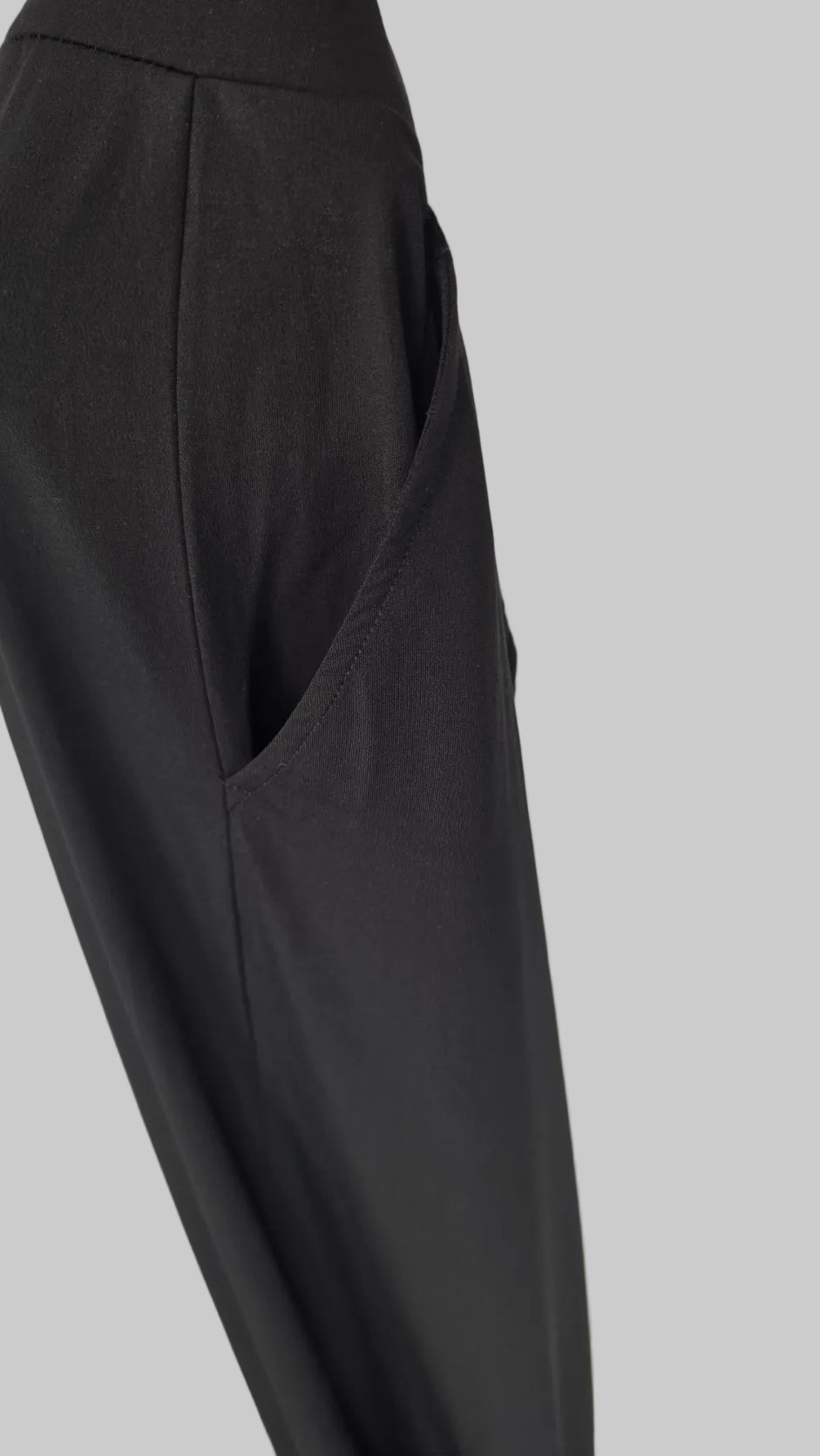 G.I.L.I. Black Wide Leg Palazzo Pants Women’s Large Stretch Pull-On
