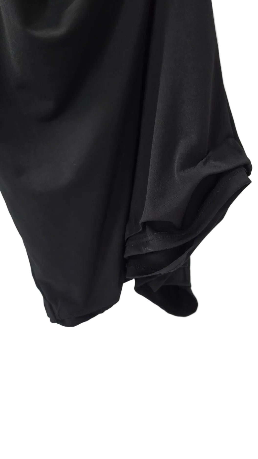 Urban K Black Wide Leg Jumpsuit Large Spaghetti Strap Draped Blouson