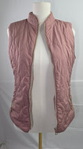 Mauve quilted vest