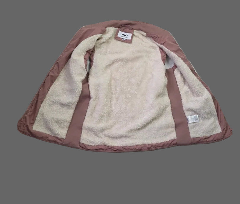 Mauve quilted vest