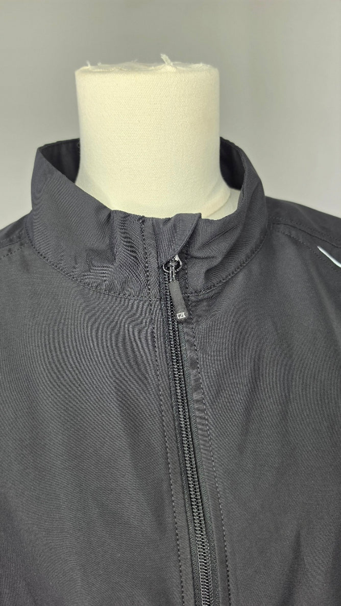 Cutter & Buck WeatherTec Men’s XL Black Full Zip Windbreaker Jacket
