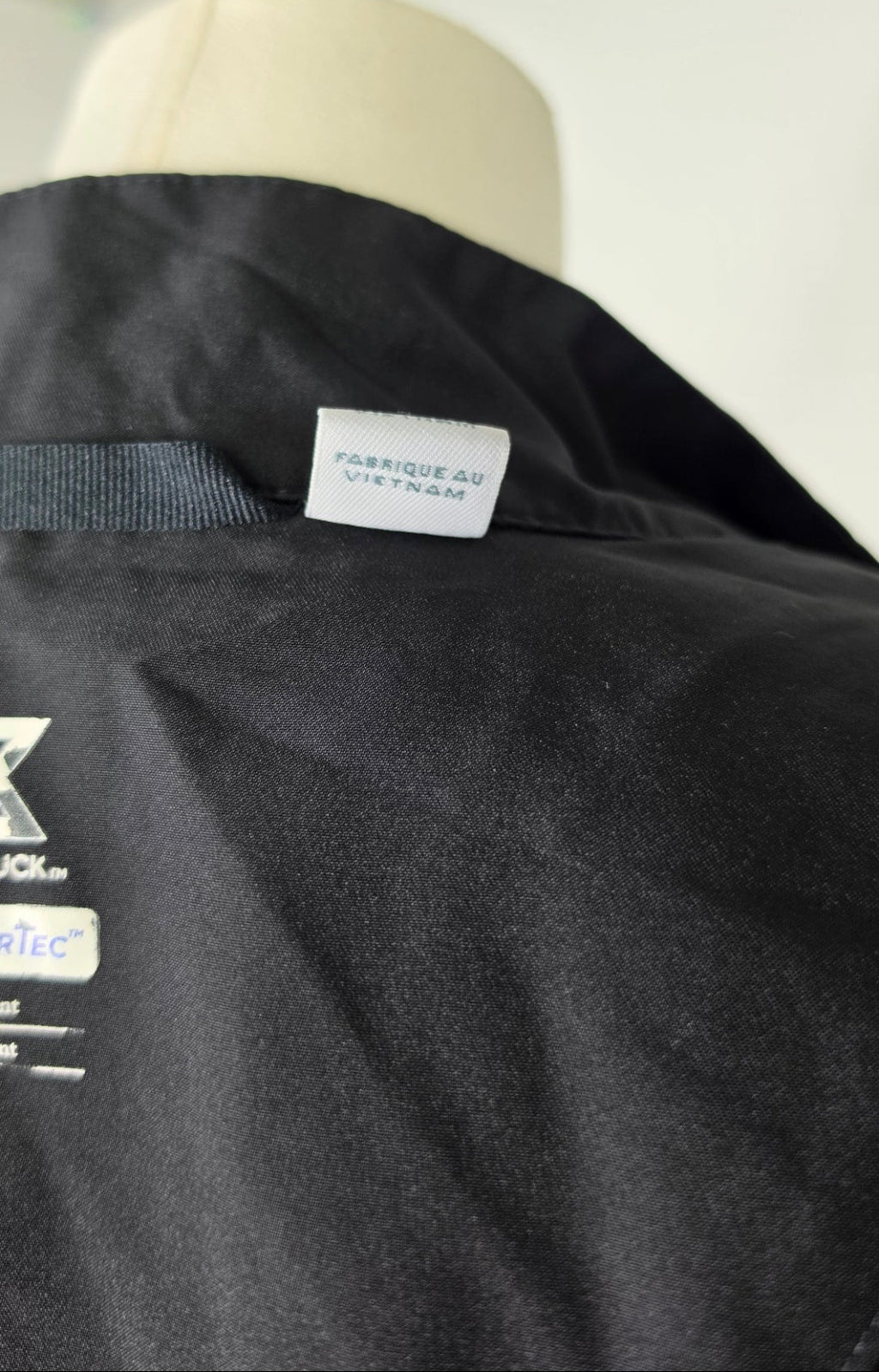 Cutter & Buck WeatherTec Men’s XL Black Full Zip Windbreaker Jacket