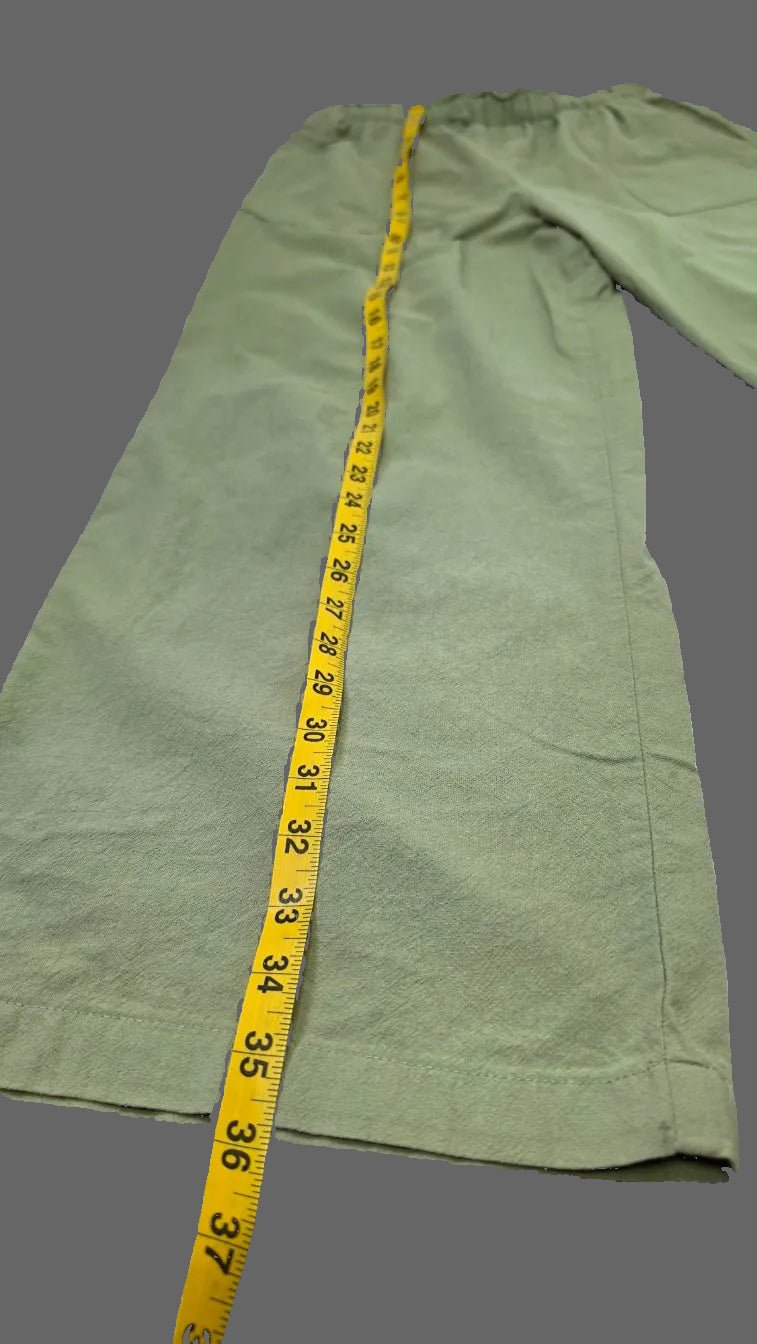 Art Class Girls XL (14) Sage Green Wide Leg Pull-On Pants