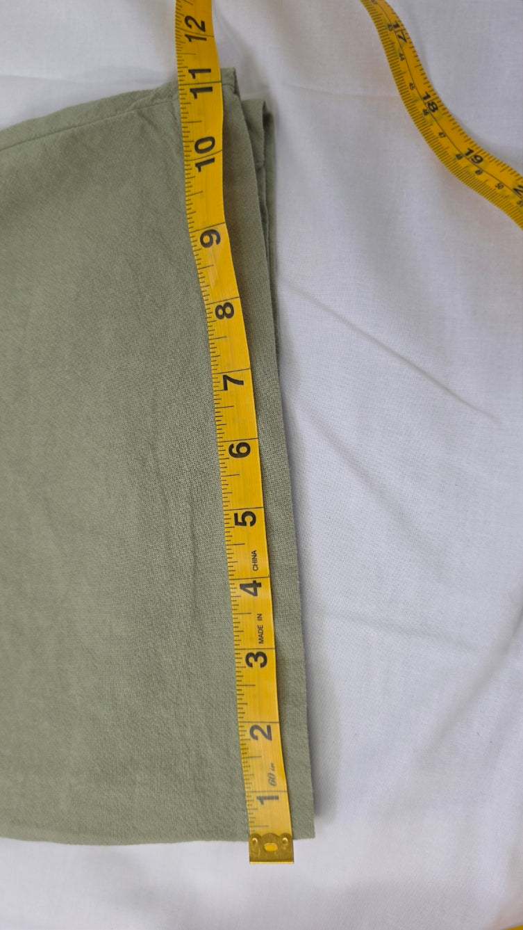 Art Class Girls XL (14) Sage Green Wide Leg Pull-On Pants