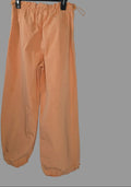 Almost Famous Peach Parachute Cargo Pants Size M Drawstring Jogger