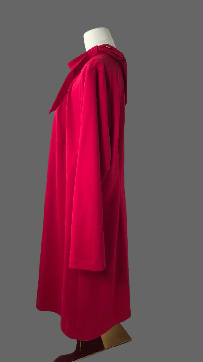 Title: Calvin Klein Women’s 20W Hot Pink Bow-Neck Shift Dress Gold Back Zipper