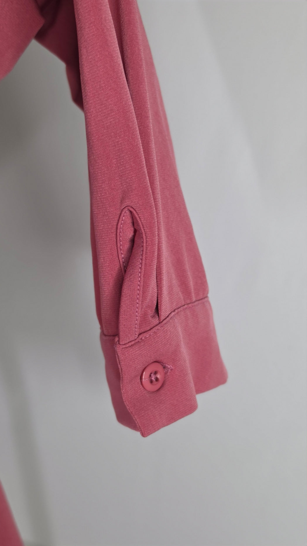 A Love Story Dusty Rose Collared Button Front Blouse – XL
