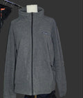 Columbia Gray Full Zip Fleece Jacket High Neck Outdoor Casual 3XL