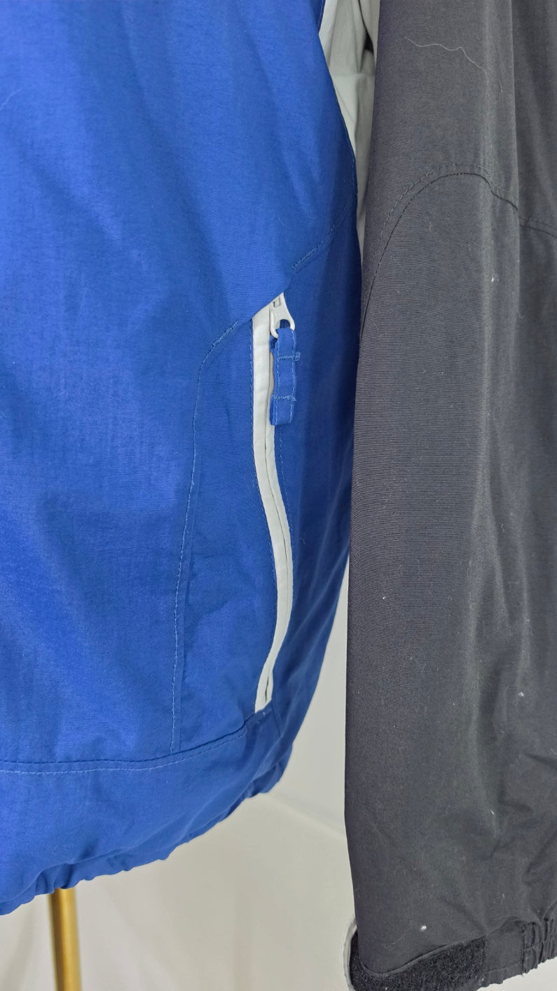 Columbia Men's Blue Black White Insulated Winter Jacket – Medium