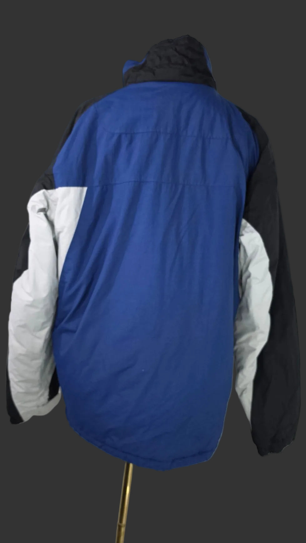Columbia Men's Blue Black White Insulated Winter Jacket – Medium