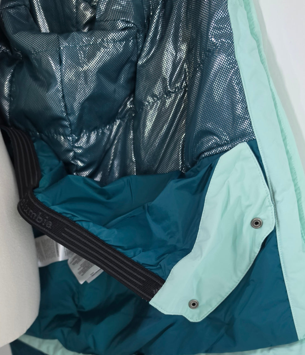 Columbia Omni-Heat Insulated Ski Snow Jacket – XL – Mint & Teal