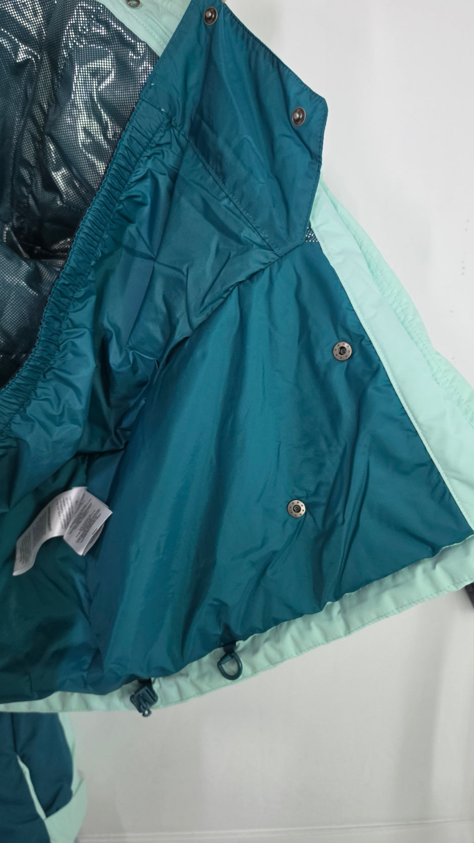 Columbia Omni-Heat Insulated Ski Snow Jacket – XL – Mint & Teal