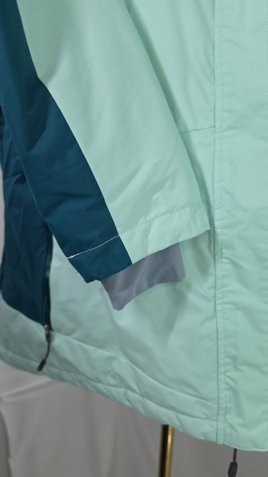 Columbia Omni-Heat Insulated Ski Snow Jacket – XL – Mint & Teal