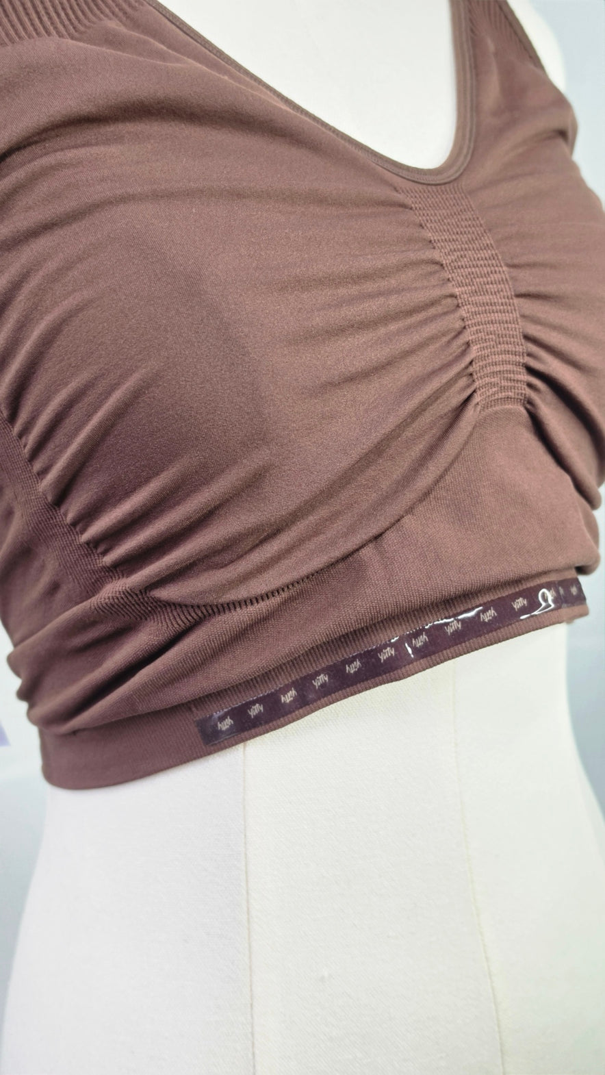 Yitty Brown Convertible Bralette Sports Bra 3X/4X